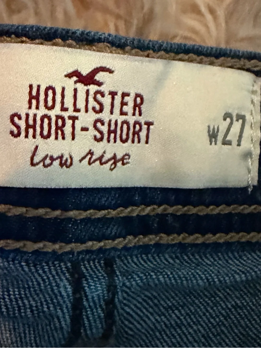 Hollister Rolled Cuff Denim Shorts
